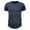 Blue, variant on XuJwPNcy Men's Ribbed Shirt Short Sleeve Slim crewNeck Muscle T Shirts Plus Size Stretch Knit Tops Summer Tees