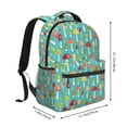thumbnail image 2 of Fotbe Mushrooms Pattern Casual Backpack for School, Travel, and Outdoor Activities - Durable, Lightweight, and Comfortable, 2 of 5