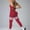 c01Red, variant on JGGSPWM Women Yoga Jumpsuits Ribbed Halter Neck Backless One-piece Shapewear Sleeveless Gym Push Up Workout Fitness Tracksuit Red M