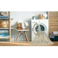 thumbnail image 2 of Ahgly Company Machine Washable Indoor Round Contemporary Vanilla Gold Area Rugs, 3' Round, 2 of 7