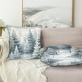 thumbnail image 2 of Christmas Pillow Covers Set of 2 20x20 Inch Throw Pillow Covers Snow Fir Forest Decorative Pillow Cases Holiday Square Cushion Covers Pillow Protector for Home Couch Sofa Car, 2 of 4