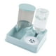 thumbnail image 1 of Dispensador de agua y comida para mascotas, cuenco desmontable para comida y agua para gatos y perros. verde, 1 of 9