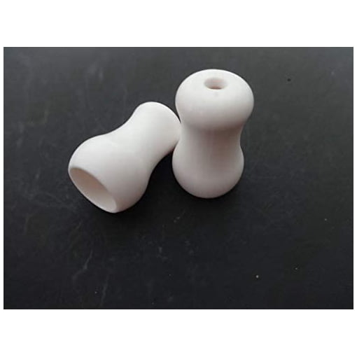 Qty 4 Semi-Opaque White Plastic Blind Cord Tassels String Tassel 