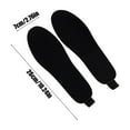 thumbnail image 4 of Nsxcdh Heated Insoles USB Rechargeable Plastic 11x4x1in Three Speed Temp Adjustable for Skiing or Outdoor Winter Foot Warmer Winter Essentials Gift for the boys girls and parents, 4 of 8