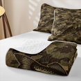 thumbnail image 4 of Erosebridal Farmhouse Pike Fish Boys Girls Twin Quilt Set, Green Camouflage Twin Coverlet Set, 2-Piece, 4 of 7