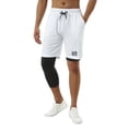 thumbnail image 3 of Men One Leg Compression Pants 3/4 Capri Tights Athletic Basketball Leggings Workout Base Layer Underwear, 3 of 9