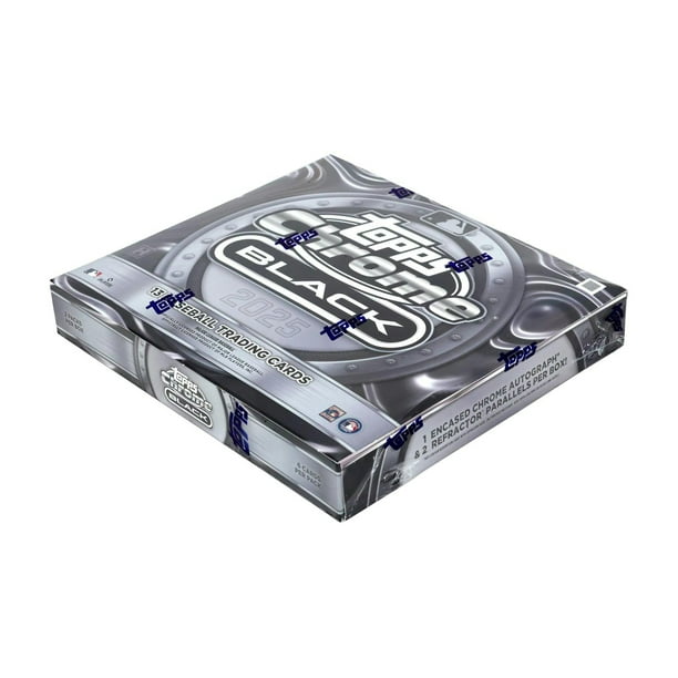 2025 Topps Chrome Black Baseball Hobby Box | Steel City