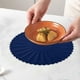thumbnail image 1 of Modern Stylish Heatproof Dining Mats For Hot Dishes Or Bowls Sunflower Yellow Color Suitable For Dining Tables And Kitchens, 1 of 6