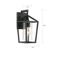 thumbnail image 3 of Nuvo Lighting - Hopewell-1 Light Small Outdoor Wall Lantern-6 Inches Wide by 12, 3 of 13