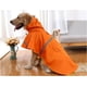 thumbnail image 1 of Chubasquero ajustable para perros grandes con impermeable reflectante para mascotas Sudadera con capucha para perros grandes y medianos (naranja, XXL), 1 of 5