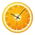 thumbnail image 2 of Reloj de Pared con Radio Baoblaze Reloj de Ruidos Tic Decoración Del Cuarto de Estar Naranja 30cm, 2 of 8