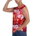 thumbnail image 3 of Easygdp Autumn Maple Leaves Men's Breathable Tank Tops Sleeveless Sporty T Shirts for Basketball, Mountaineering, Bodybuilding -Small, 3 of 8
