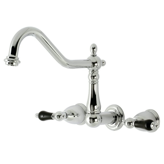 Kingston Brass KS1021PKL Duchess Two-Handle Wall Mount Roman Tub Faucet, Polished Chrome