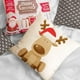 thumbnail image 5 of Funda de almohada de Navidad de 4 piezas, funda de almohada decorativa de Navidad, funda de almohada de decoración de Navidad, decoración del hogar del sofá con patrón de Papá Noel de alce Adepaton MZQ-1108-1, 5 of 6