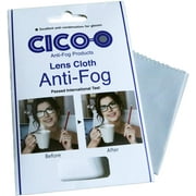 CICOO Anti-Fog Lens Cloth - Eyeglass Defogger Wipe Cloth for Glasses, MADE IN KOREA