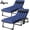 F33 Blue, variant on FICISOG 2 Pack Outdoor Lounge Chairs Foldable Tanning Chair with Face Hole, Adjustable 5-Position Pool Side Chairs for Edge, Sun Tanning Face Down Beach Lounger for Patio, Poolside, Lawn, Beach