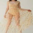 thumbnail image 3 of Jupe en Maille Transparente Taille Haute pour Femmes, Tenue de Plage, Jupe Maxi Plissée, 3 of 5