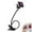 Black, variant on Universal Cell Phone Holder, Universal Mobile Phone Stand, Lazy Bracket, Flexible Long Arms Clip Mount for iPhone, LG, etc.in Office Bedroom Desktop