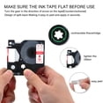 thumbnail image 3 of GREENCYCLE 4PK 12mm 7m Red on Clear Label Tape Compatible for Dymo D1 45012 LabelManager LabelPoint LabelWriter Label Maker, 3 of 7