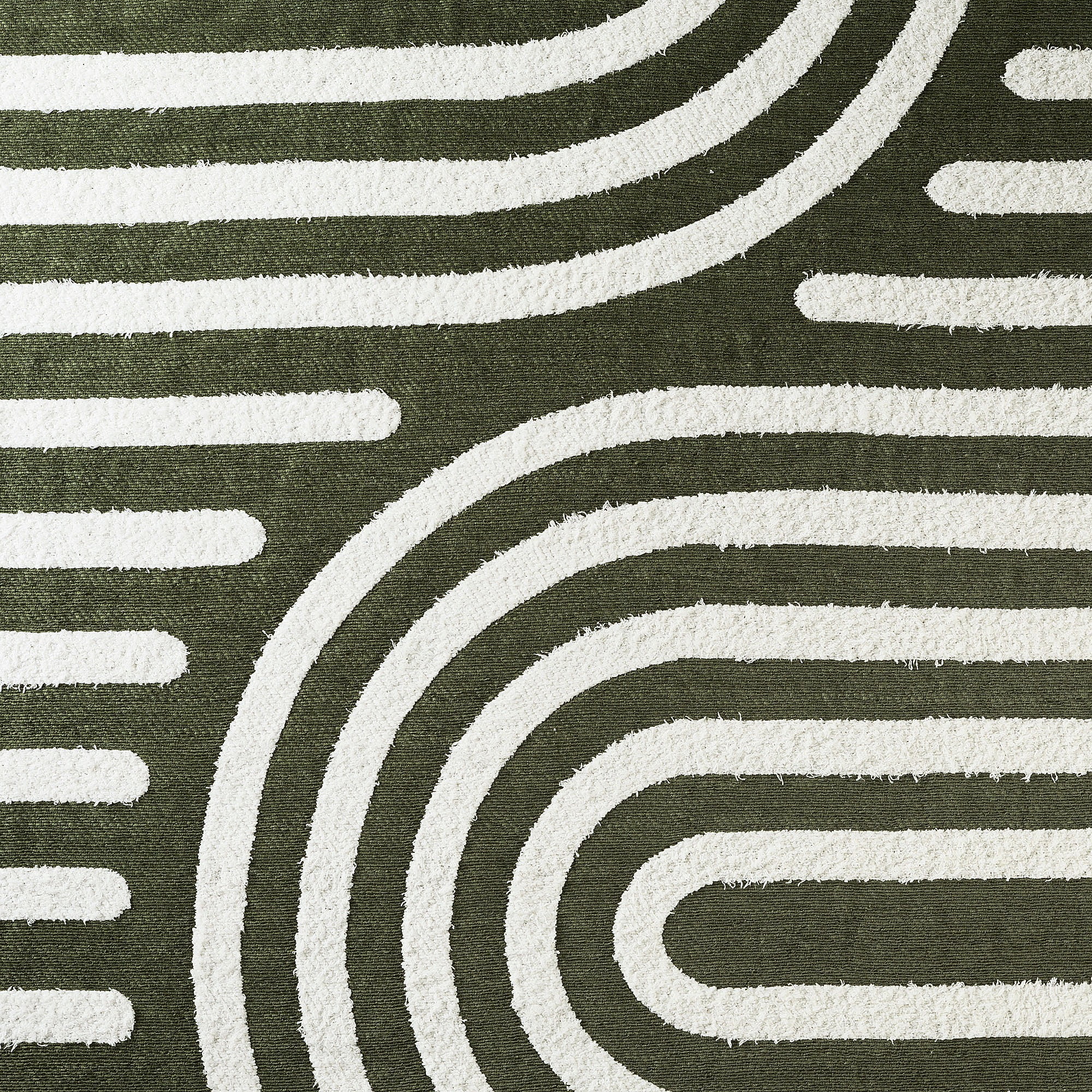Better Homes & Gardens Textured Cozy Woven Chenille Throw, 50"x72", Green Arch