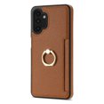 thumbnail image 2 of Nalacover for Samsung A13 4G Wallet with Card Holder Slot, 360°Rotation Ring Holder Kickstand Cover for Men Women Protective Premium PU Leather Shockproof Cover for Samsung Galaxy A13 4G, Brown, 2 of 6