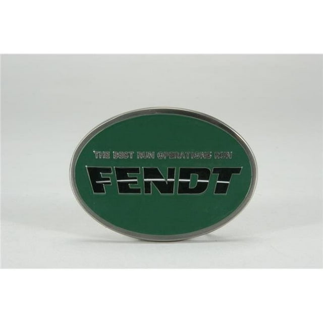 SpecCast 03095 Fendt Logo Enamel Belt Buckle, Green
