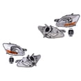 thumbnail image 1 of Par de Faros DEPO Yaris 2006 A 2015 Fondo Cromado, 1 of 4