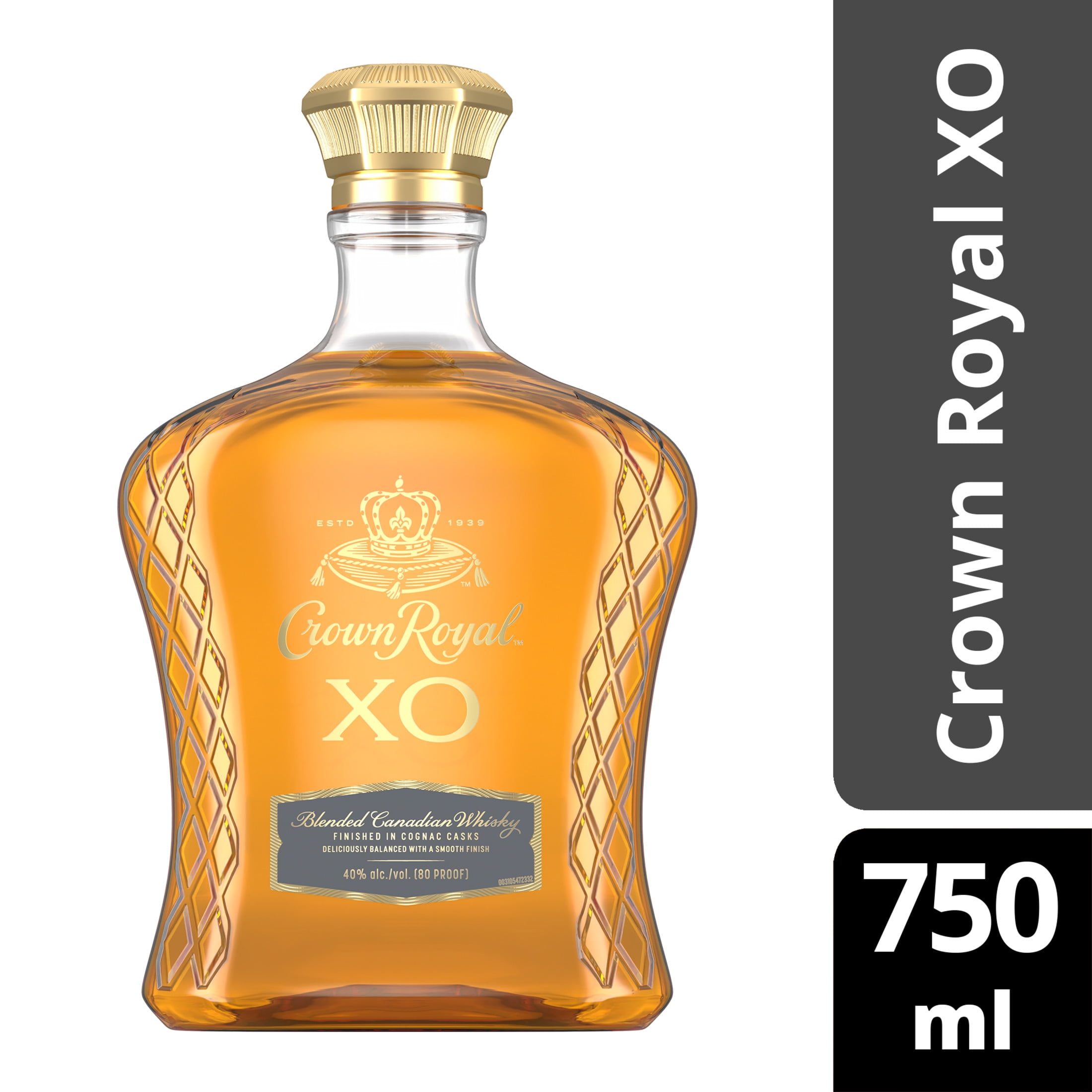 Crown Royal XO Blended Canadian Whisky, 750 mL, 40% ABV - Walmart.com