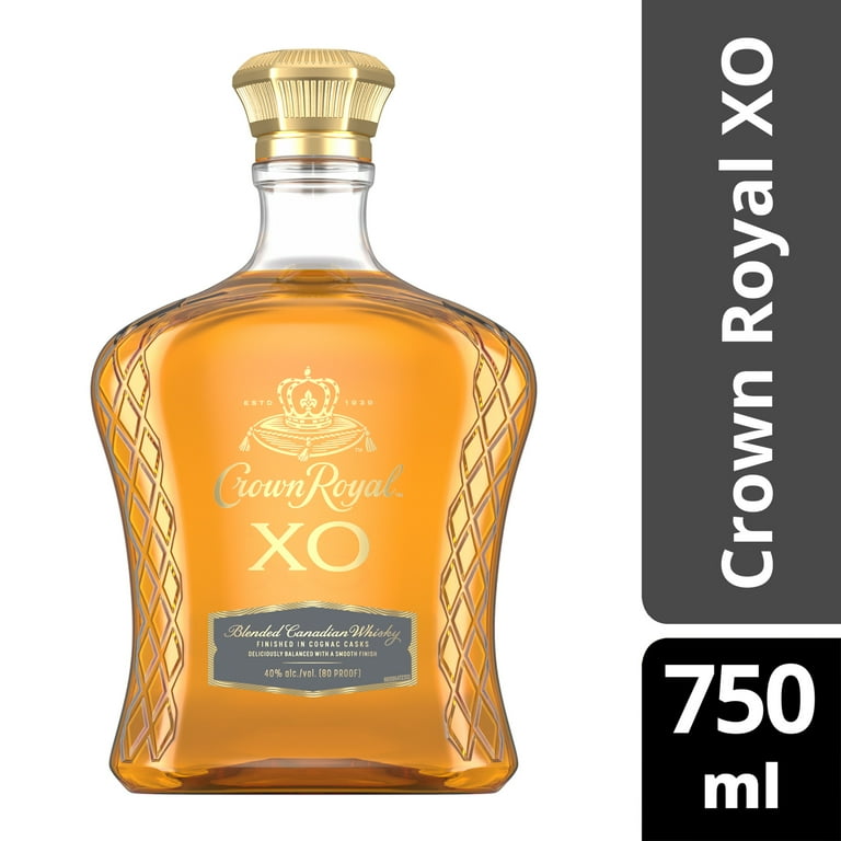Crown Royal XO Blended Canadian Whisky, 750 mL, 40% ABV - Walmart.com