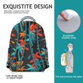 thumbnail image 5 of Durable Lightweight Backpack Featuring Hawaii Tropical Wind Palm Leaves: Perfect Gift for Students, Laptop Daypack for High School, College, Large Capacity Campus Commute, 5 of 6