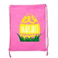thumbnail image 2 of Personalized Easter Basket Bags, Cotton Drawstring Backpacks Custom Easter Bags - Swirly Egg, 2 of 2