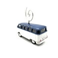 thumbnail image 2 of 1960 Type 2 Type 2 Volkswagen VW Van Bus Custom Christmas Ornament 1:64 Diecast Blue, 2 of 3