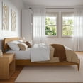 thumbnail image 6 of AFI Florence Full Solid Wood Low Profile Platform Bed, Light Toffee, 6 of 14