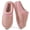 Pink, variant on BERANMEY Moccasin Slippers for Women and Men Cozy Slip On Womens Slippers Fuzzy Platform Warm Non Slip House Slippers for Women Indoor Outdoor Short Ankle Winter Bedroom