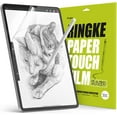 thumbnail image 1 of wqlpp-Paper Film Tactile [Rigide / 2 Pack] Compatible avec iPad Pro 12.9 Pouces (6e / 5e / 4e / 3e Génération) Protecteur d'Écran, Sensation Mate Texture Anti-Reflet Film pour Animaux Compatible avec Dessin, 1 of 4