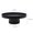 black L, variant on Niceminiwall Acrylic Round Storage Tray Tea Food Dishes Drink Platter Decorative Tray black L