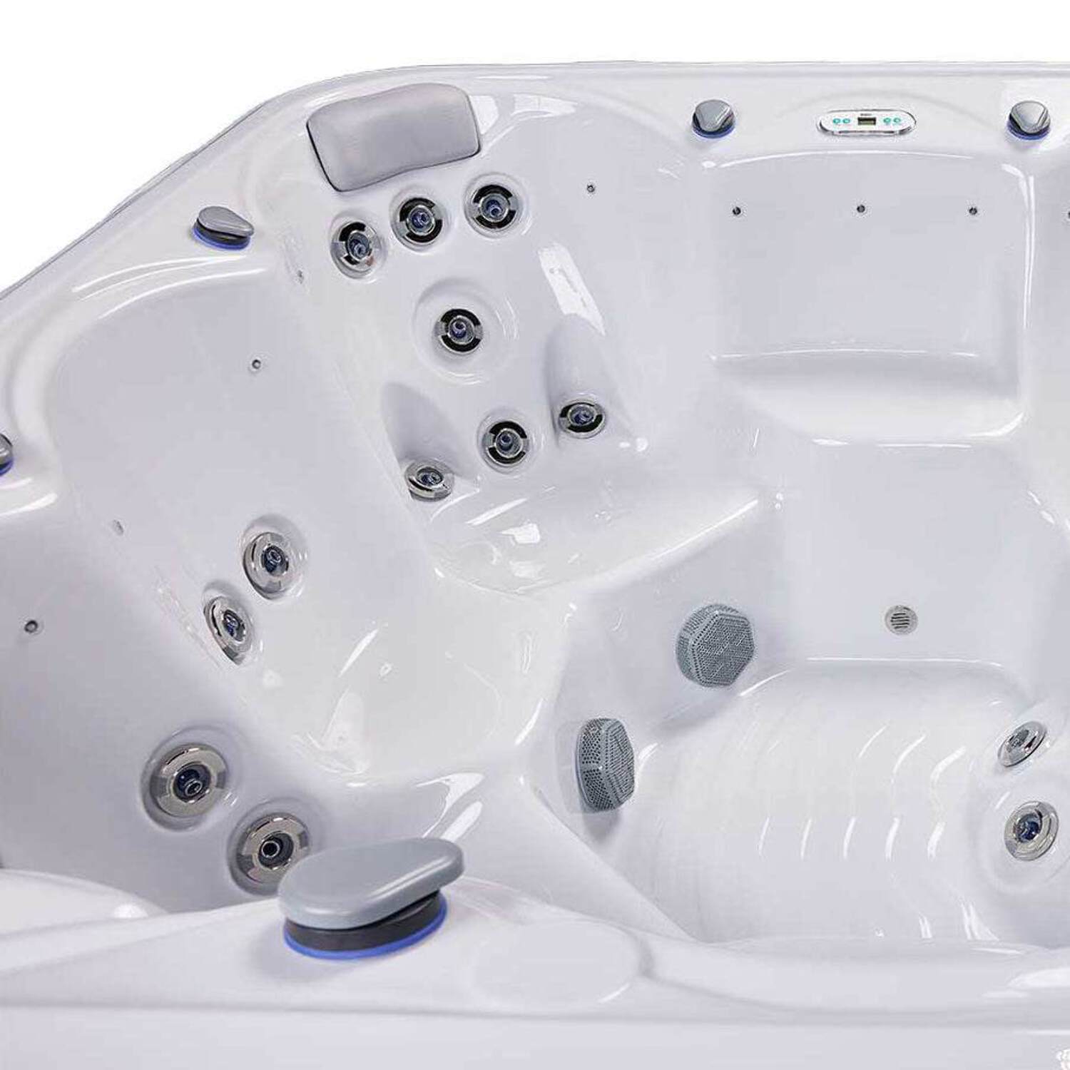 Bueno Spa New York 6 - Person 49 - Jet Hot Tub, Ice White