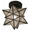 thumbnail image 5 of Meyda 155264 9 in. Moravian Star Flushmount, Clear Seedy, 5 of 7