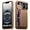 Gold, variant on Oupeigar for iPhone 16 Pro Max Phone Case with [Cards Holder][RFID Blocking][Camera Cover]Rugged Shockproof Silicone Protective Case-Black