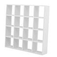thumbnail image 4 of White Mini Wooden Storage Rack Display Shelf, Dollhouse Furniture Accessory Cube Organizer -1/12 Scale White, 4 of 7