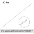 thumbnail image 3 of Uxcell 50Pcs Beading Needles Fine Thin Long Straight Sewing Embroidery Threads Stainless Steel 3.15 inch, 3 of 5