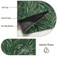 thumbnail image 6 of Area Rug for Living Room, Green Leaves Non-Slip Indoor Ex Large Carpet for Bedroom/Dining Room, Spring Watercolor Ethnic Botanical Geometric Washable Low-Profile Floor Runner Rugs - 8 x 10 Ft, 6 of 8