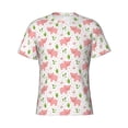 thumbnail image 4 of Vsdgher Funny Little Pigs Print Men's Dry Fit Mesh Athletic Shirts Moisture Wicking Tennis T-Shirt Tops, 4 of 9