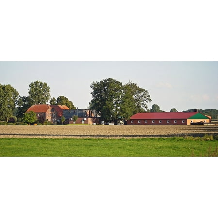 Mast Systems - LAMINATED POSTER Farm Manor House Stables Large-bauer Mast System Poster Print 24 x 36