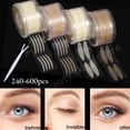 thumbnail image 2 of parpados caidos invisibles Cinta adhesiva para párpados de 600/240 piezas, adhesivo para párpados dobles, transparente, Color Beige, banda Invisible para párpados, maquillaje de ojos grandes, herramie, 2 of 4