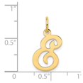 thumbnail image 4 of Diamond2Deal 14K Pendentif Initiale en Or Jaune Lettre E pour Femmes, 4 of 6