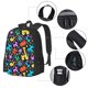 thumbnail image 2 of Fotbe Colorful Air Balloons1 Mochila para Hombre y Mujer - Tela Oxford 600D Resistente - Mochila Impermeable de Gran Capacidad para Escuela, Viajes y Senderismo, 2 of 6