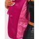 thumbnail image 5 of BLAZER DE VELVET CHIC PARA MUJER INSPIRADOR COLOR SÓLIDO CON SOLAPA Y UN BOTÓN CHAQUETA DE TRAJE PARA TRABAJAR 2XL ROSA FUERTE, 5 of 6