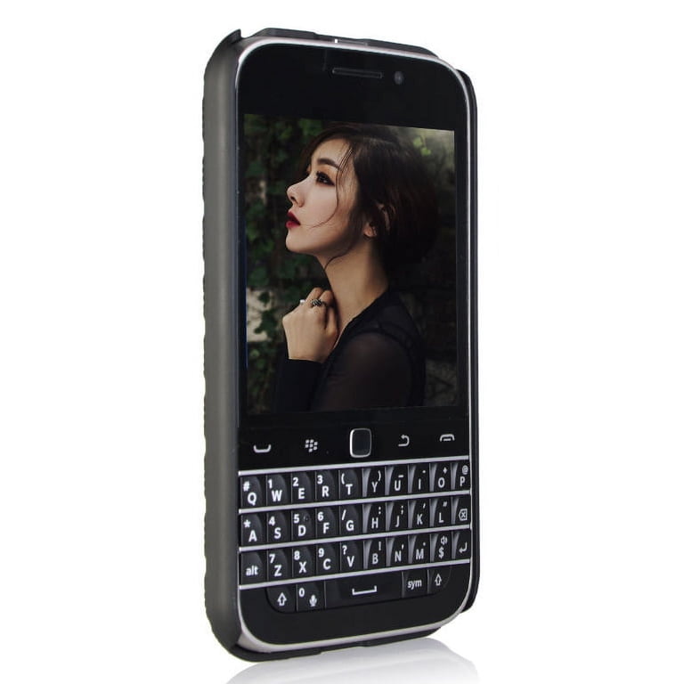 Case for BlackBerry Classic, Nakedcellphone Black Kickstand Slim
