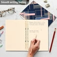 thumbnail image 4 of FORMRS 1-Subject Spiral Notebook 8" x 5" College Ruled 60 Refillable Sheet A5 Hard Cover, 2 Pack, Black Stripes, 4 of 7